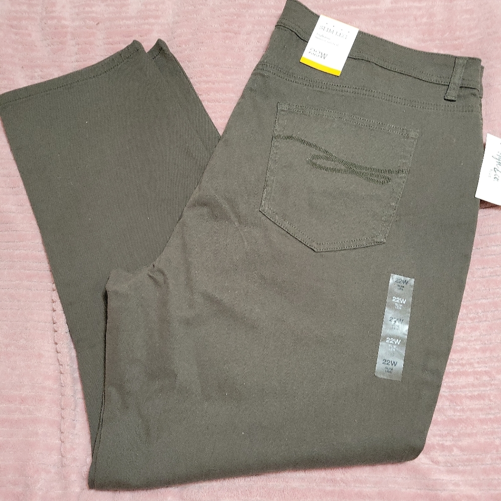 Style & Co. Green Women's Plus Size 22 Jeans
